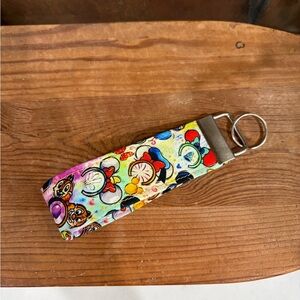 Minnie Mouse Headband ears key fob |  keychain